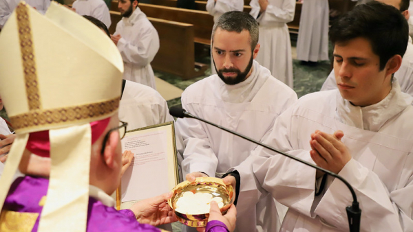 Jacob Derry installed as acolyte 