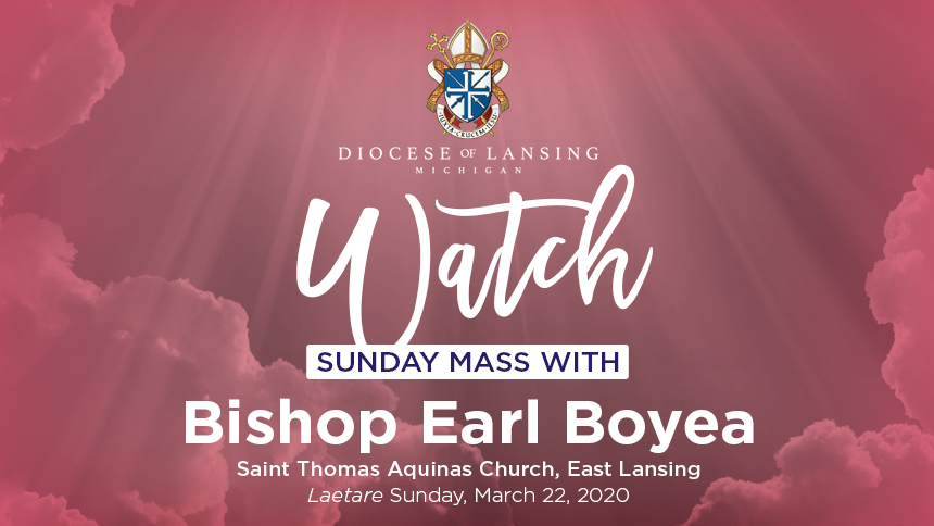 Sunday Mass with Bishop Boyea 