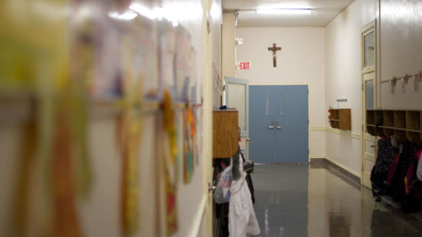 School hallway