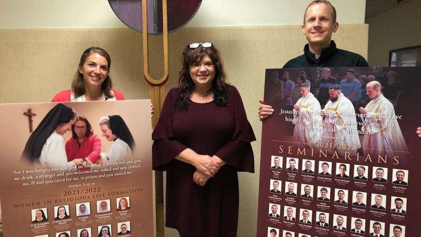 A request for prayers: New vocations posters sent to parishes!