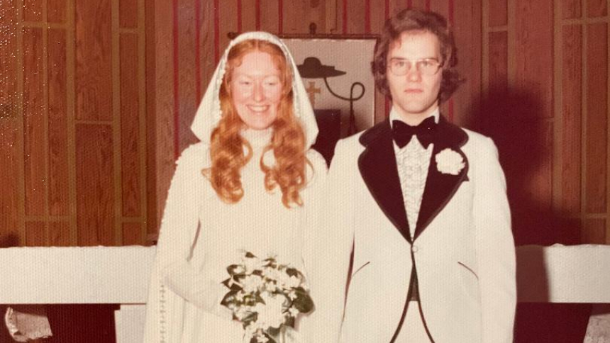 Dowsett Marriage Day 1974