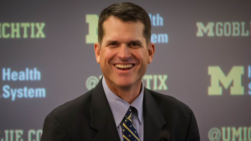 Coach Jim Harbaugh