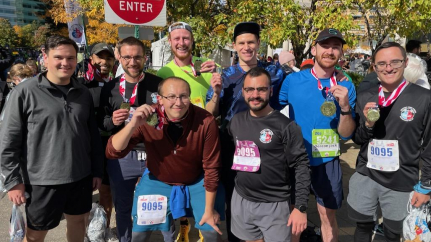 Seminarian Marathon Runners