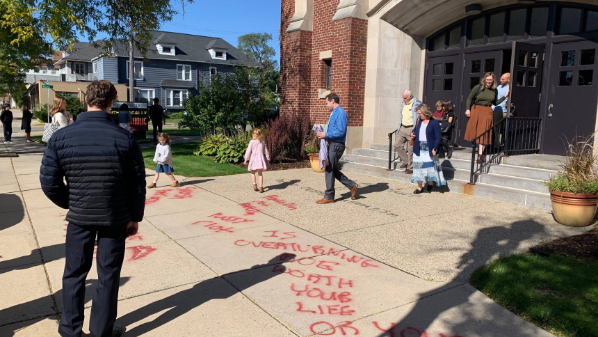 Church of Resurrection vandalized 