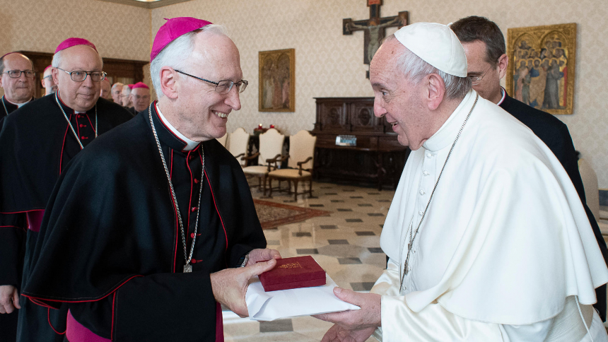 Bishop Boyea and Pope Francis