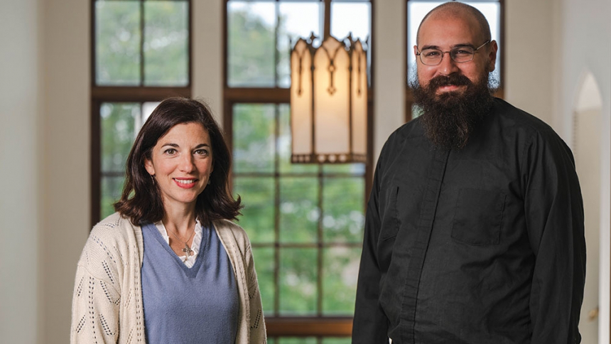 Dawn and Father Cassar