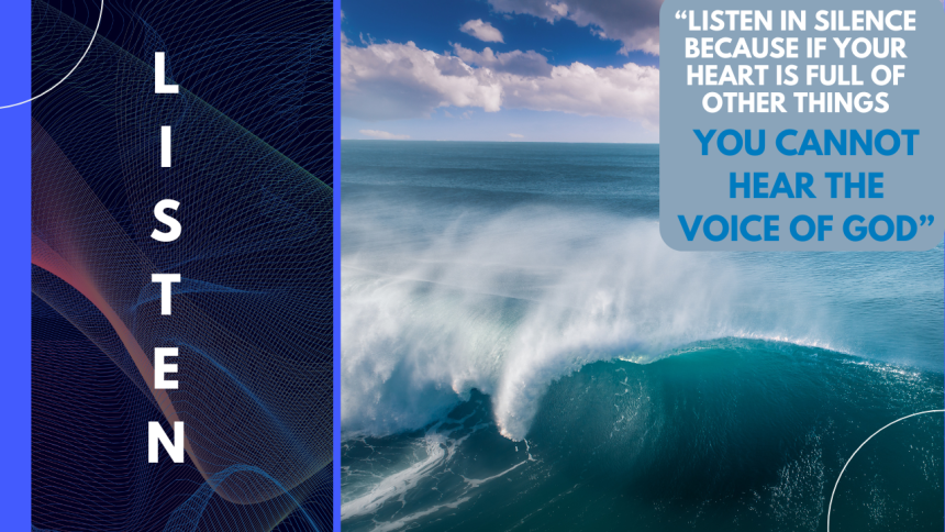 Listen to the Voice of God image