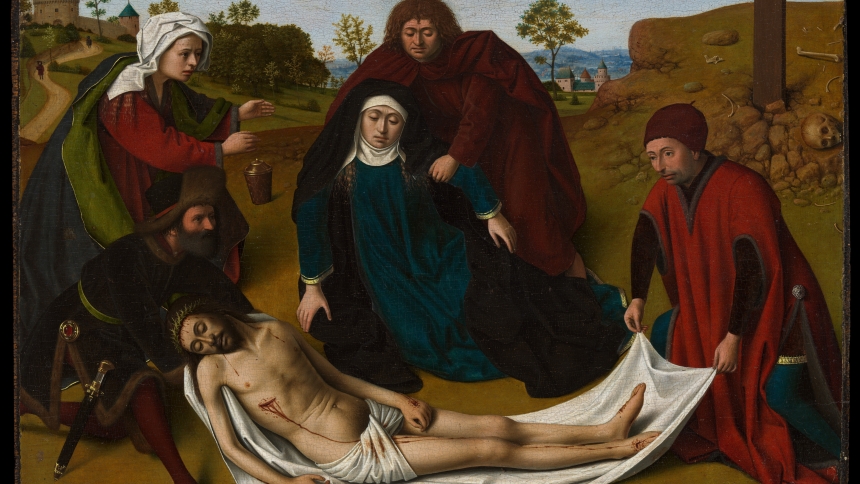 The Lamentation by Petrus Christus