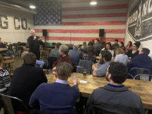 Bishop Boyea at Theology on Tap
