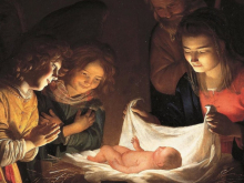 Christ Child in Manger