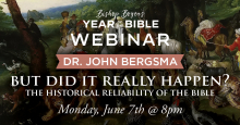 Invitation: BYOB Webinar w/ Dr. John Bergsma, June 7, 2021
