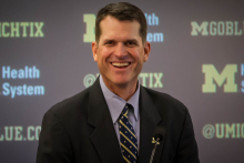 Coach Jim Harbaugh