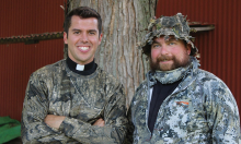 Fathers Westermann and Erickson go hunting 