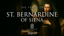 Saint Bernadine of Siena 