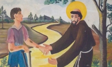 Saint Francis and the Leper