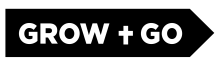 GROW + GO Black Transparent Logo
