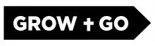 GROW + GO Black Logo