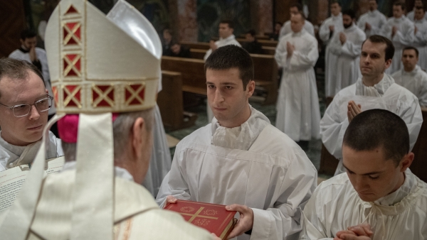Joseph Kelly becomes a lector 