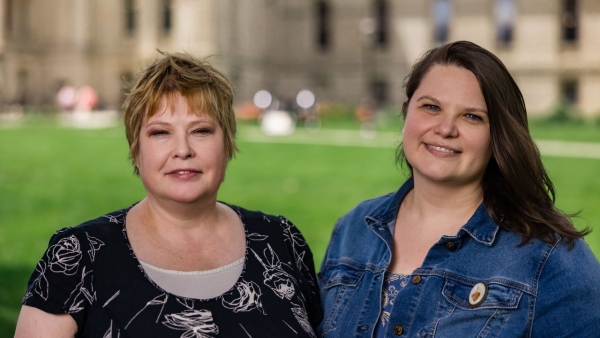 Leesa Veenstra and Emily McJones 