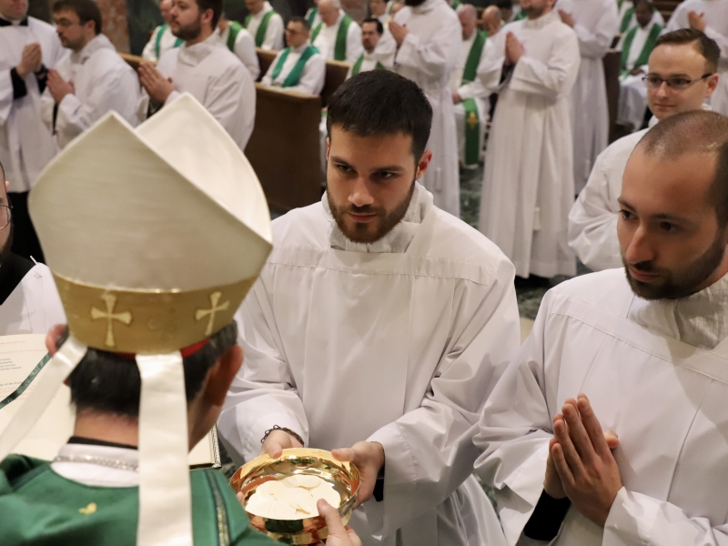Admission to the Ministry of Acolyte, Chapel of the Immaculate Conception, Pontifical North American College, Rome, Sunday, March 2, 2025.