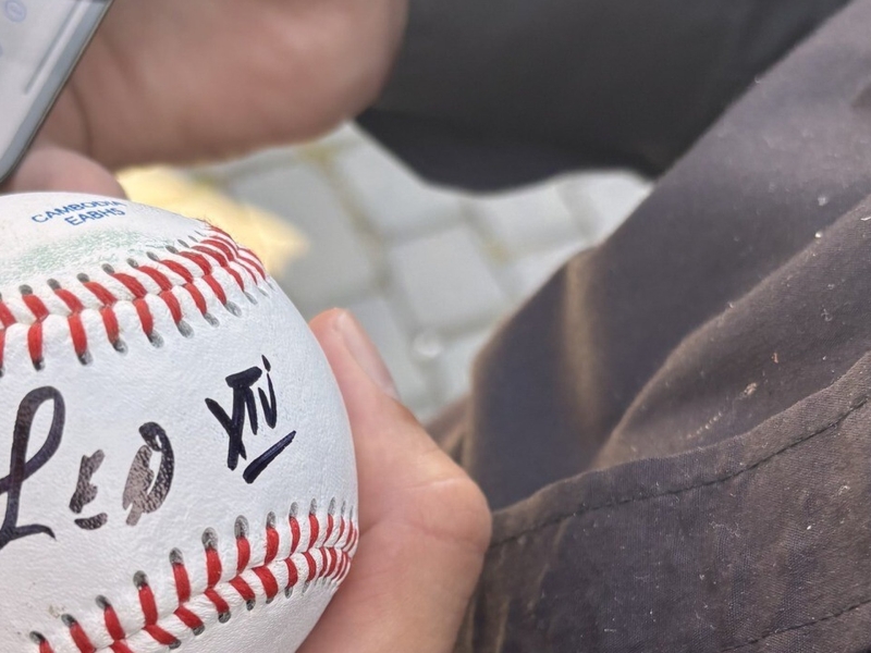 Jonathan Galvas and papal baseball