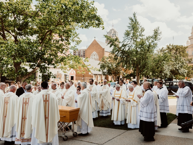 Bishop Mengeling funeral