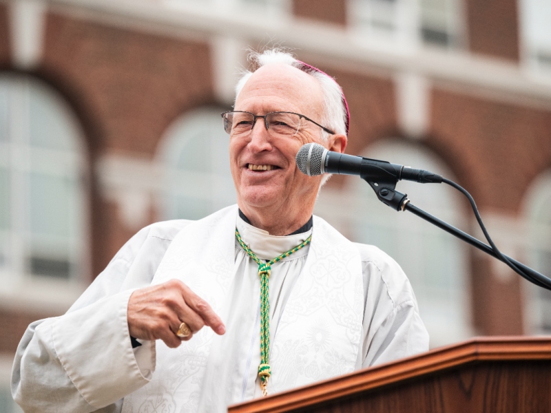 Powers chapel groundbreaking, November 2025