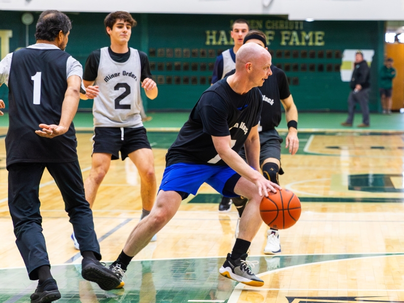 Read: Holy Hoops! Priests v. Seminarians Basketball Game