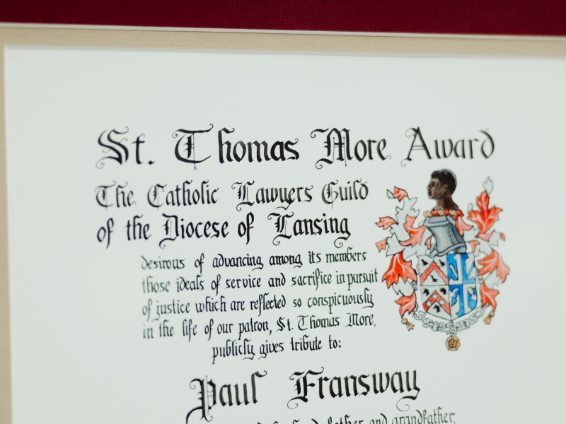 Thomas More Award 2026