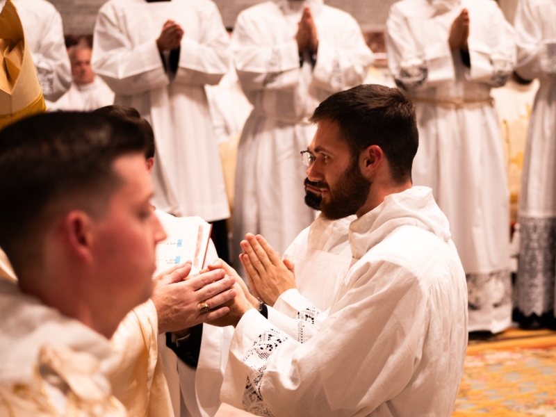 Thomas Crowley ordination to diaconate